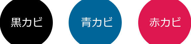 色で見分けるカビの種類