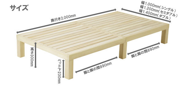 ベッドサイズ